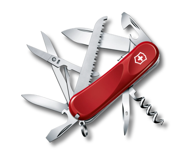  Victorinox Swiss Army Huntsman Pocket Knife, OS, Red/Medium  Red : Folding Camping Knives : Sports & Outdoors