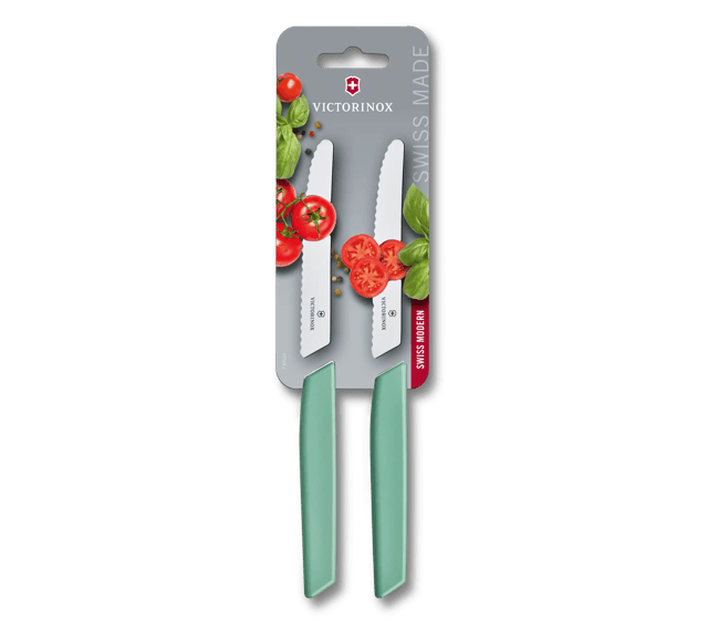 Swiss Modern Tomato and Table Knife Set, 2 pieces-6.9006.11W41B