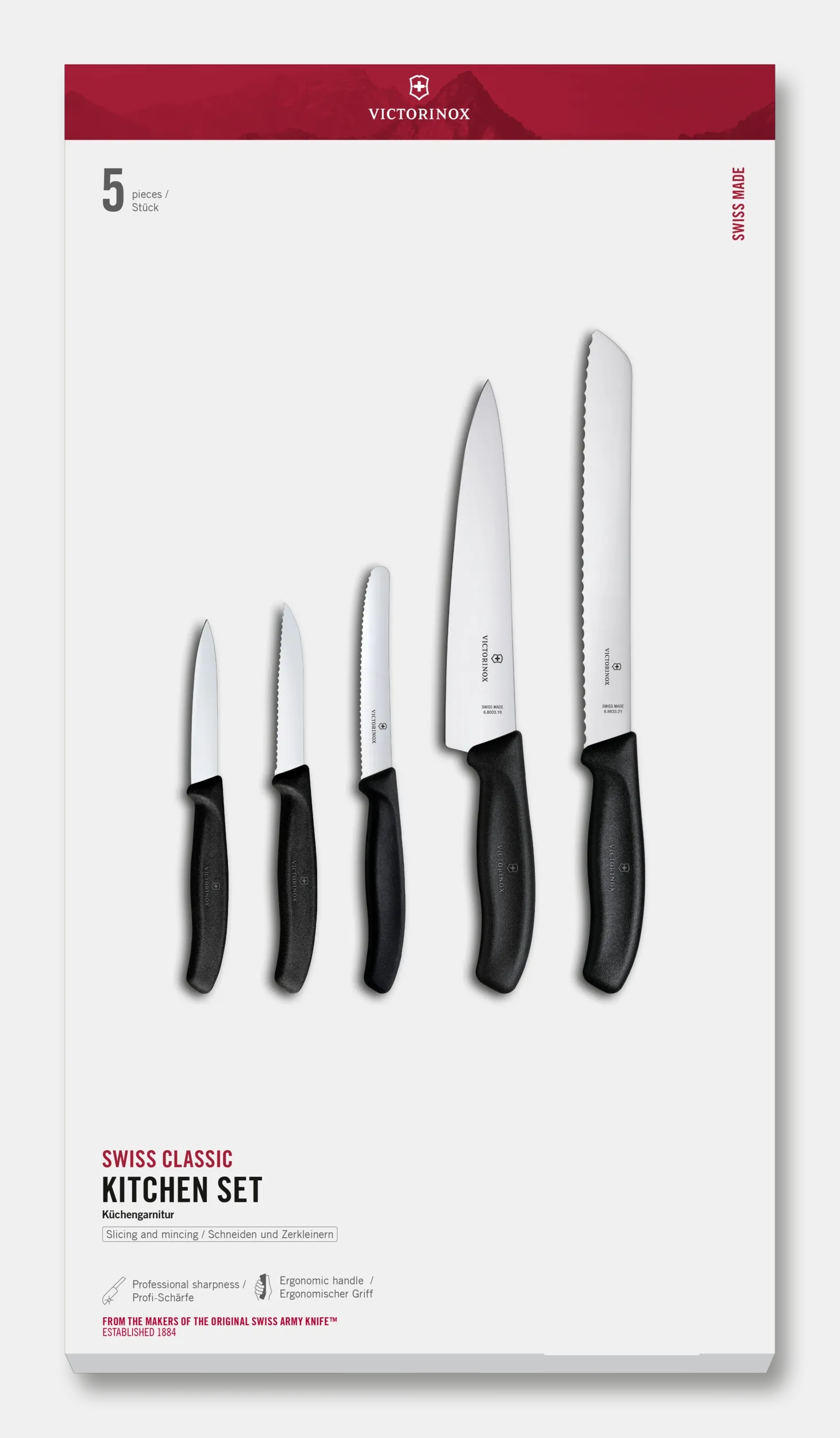 Swiss Classic Kitchen Set, 5 pieces - 6.7133.5G