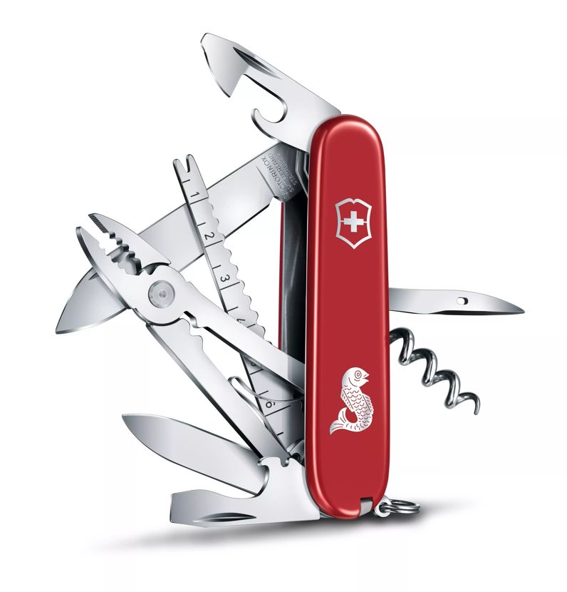Victorinox Angler in red - 1.3653.72