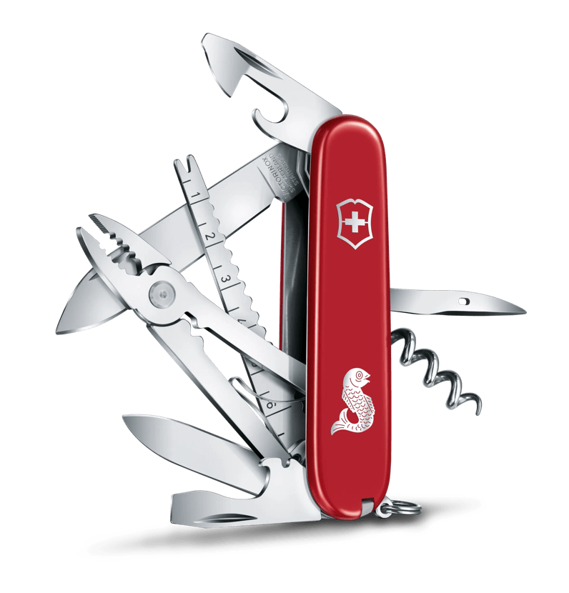 Victorinox Angler in red - 1.3653.72