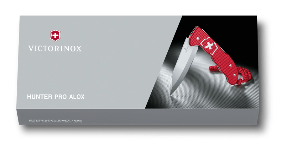 Navaja Victorinox Hunter Pro Alox, Rojo, 4 Usos 0.9415.20 – SUIZA + XTREME