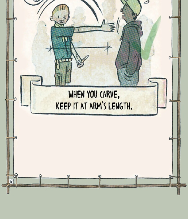 An arm’s length away