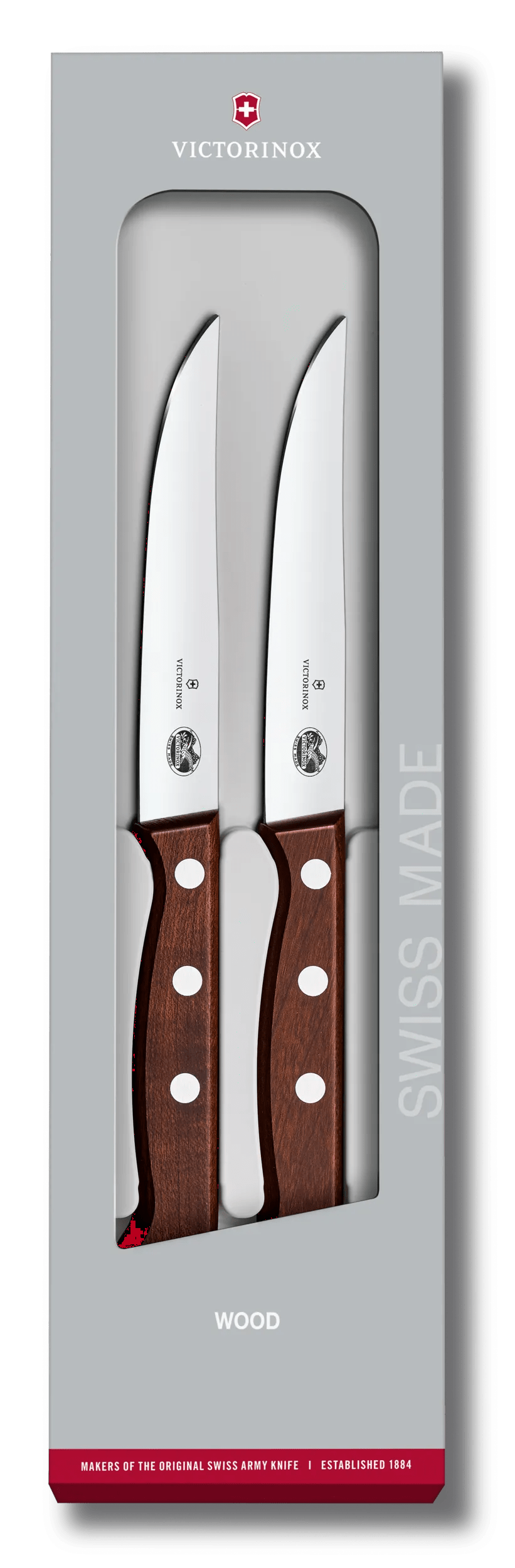 Victorinox knife set wooden handle sale