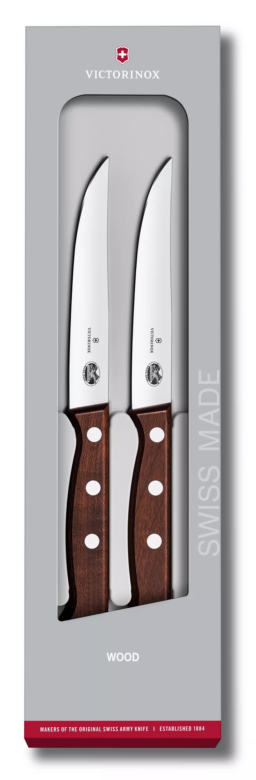 Set de cuchillos para bistec Wood, 2 piezas-5.1200.12G