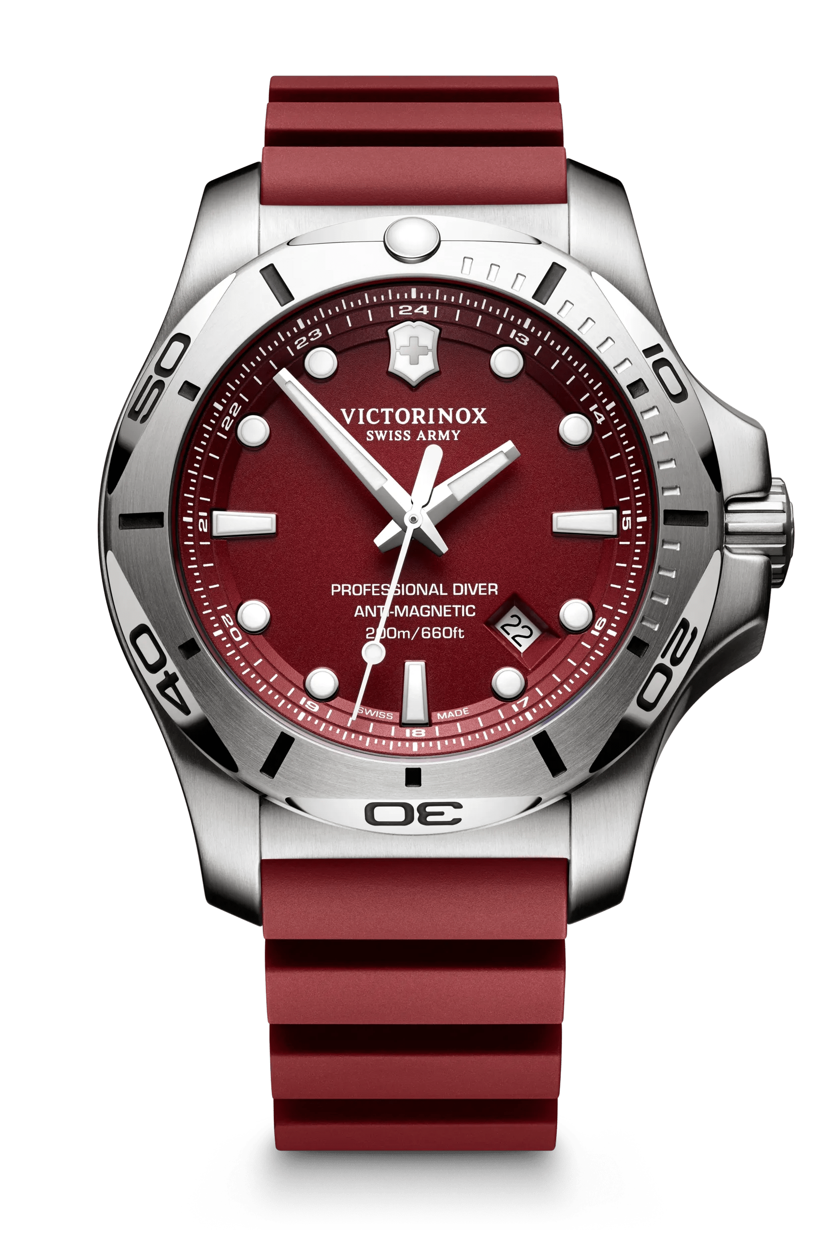 54 【美品】VICTORINOX ビクトリノックス時計 ホワイト メンズ