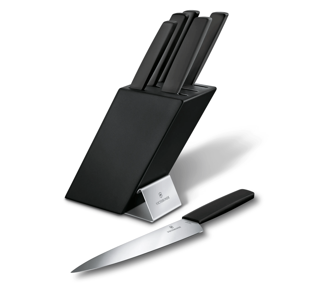 Modern Knife Block, 6 Pieces - null