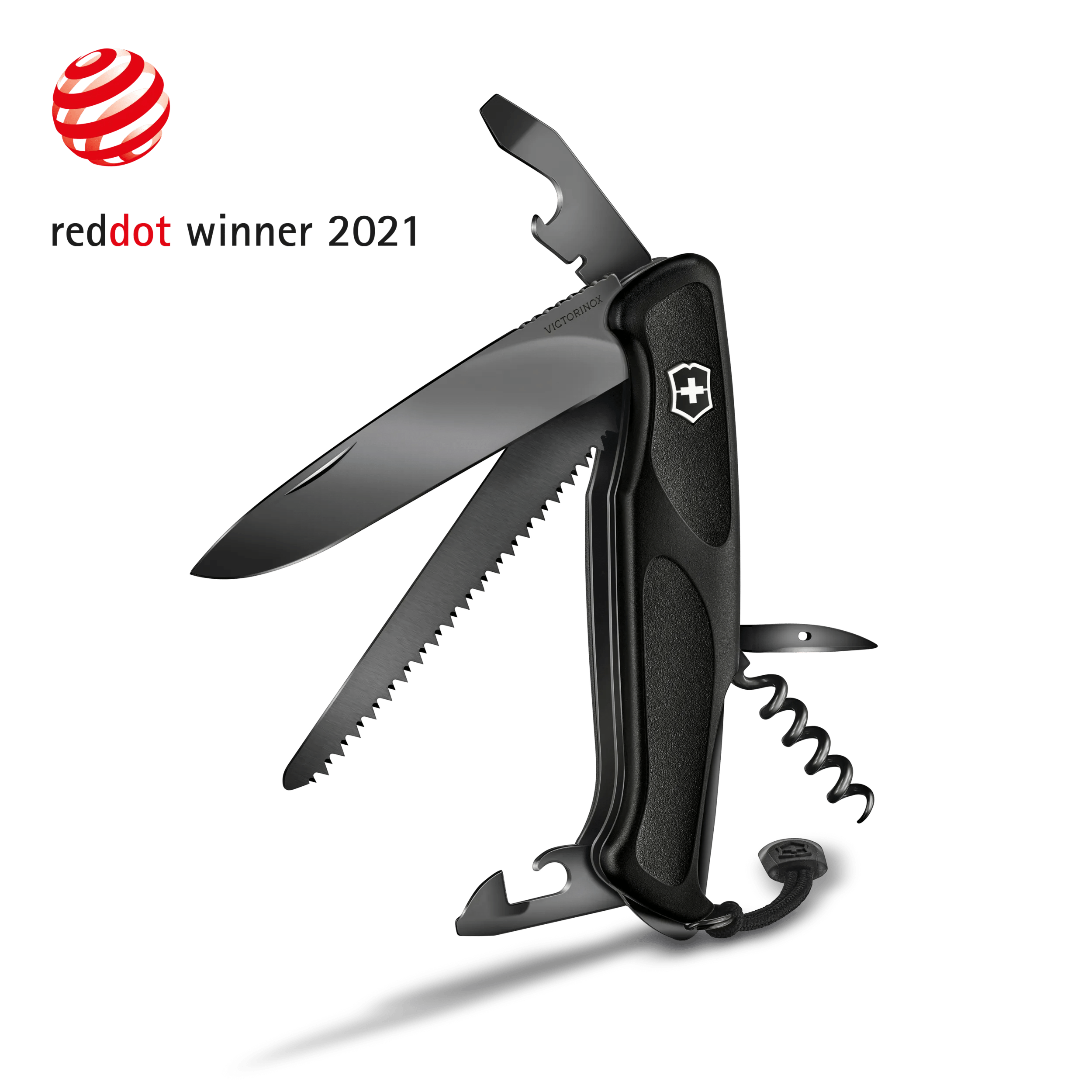 Victorinox Ranger 55 Grip Onyx Black in black - 0.9563.C31P