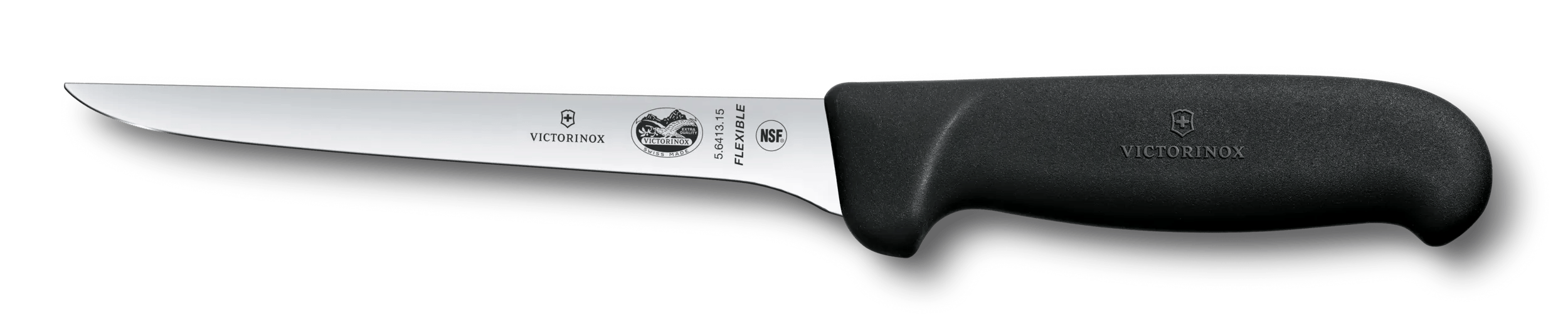 Fibrox® 6" Boning Knife Straight Blade Victorinox (USA) (Black)