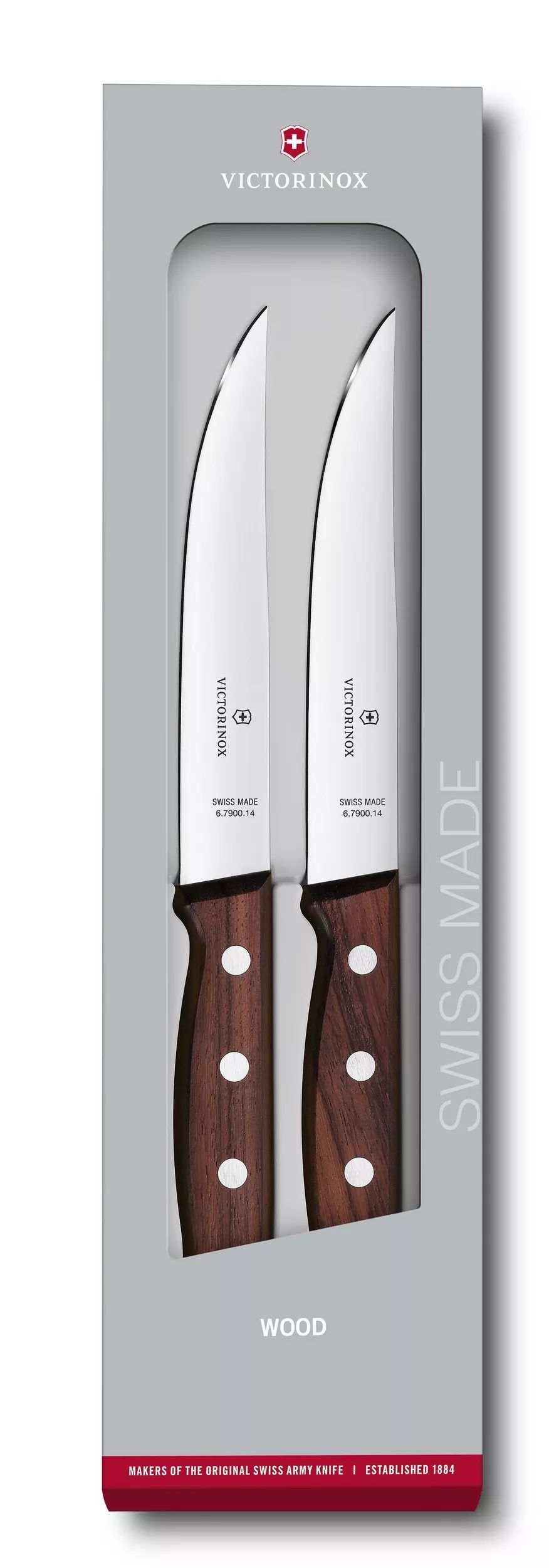 Wood Steak Knife Set, 2 pieces-5.1120.2G