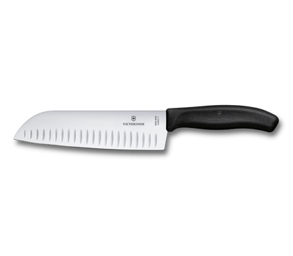 Swiss Classic Santoku Knife, fluted edge