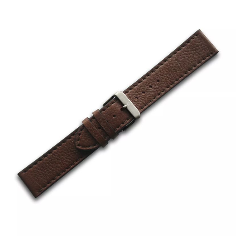 Brown leather strap with buckle-004389