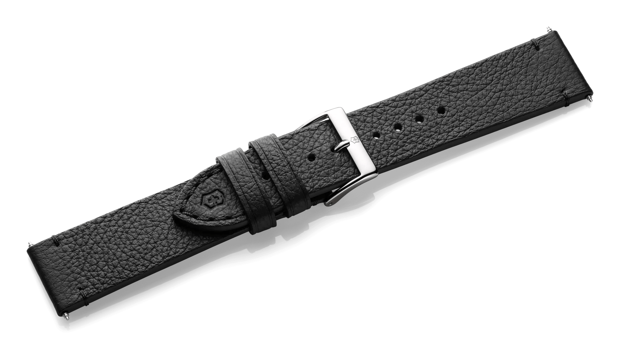 Black leather strap with buckle-005368