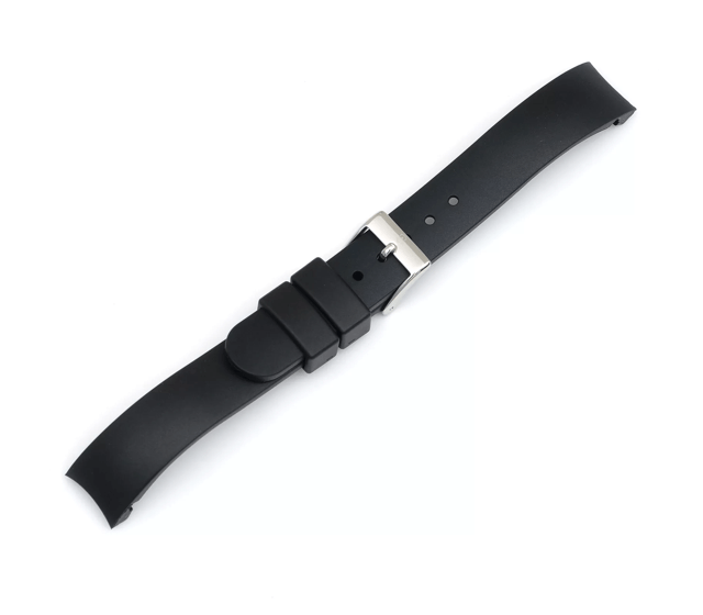 Alliance Small - Black Leather Strap with buckle - 15 mm-000280