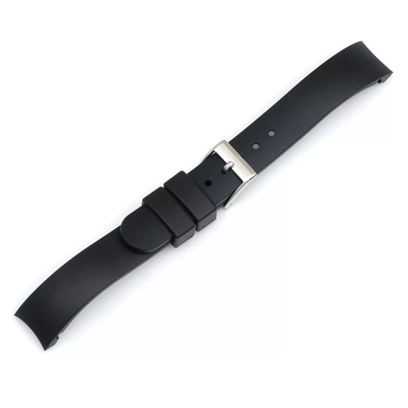 Alliance Small - Black Leather Strap with buckle - 15 mm-000280