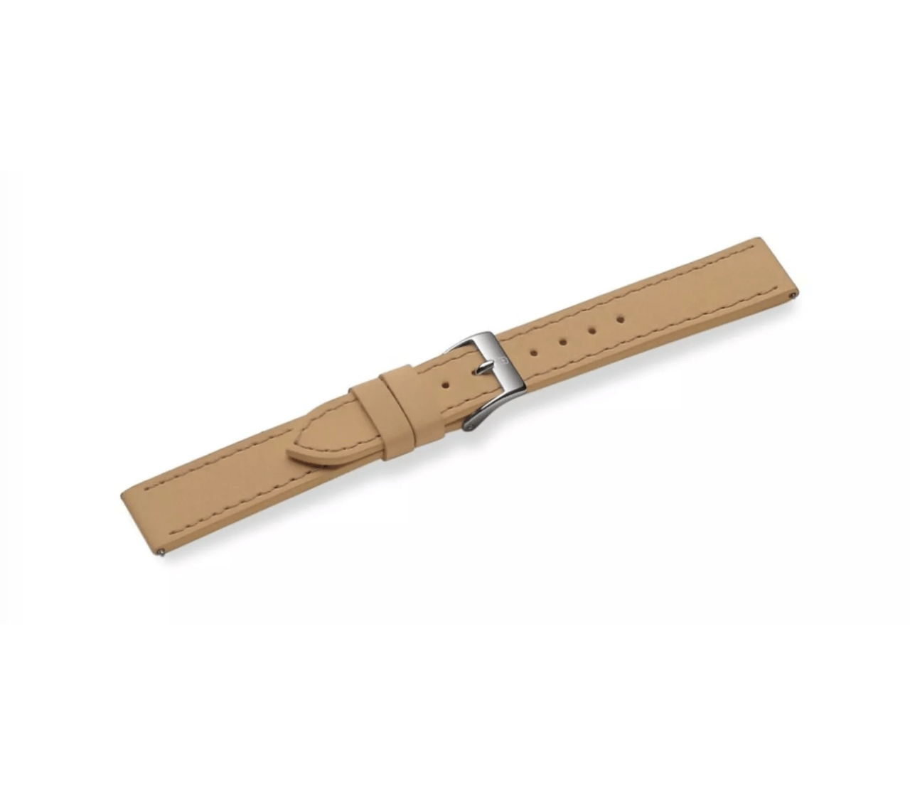 Brown leather strap with buckle - null