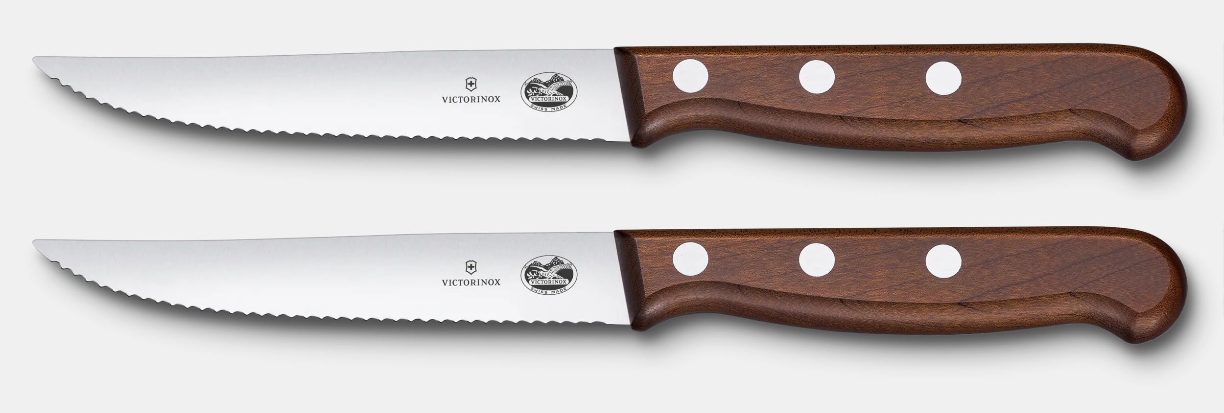 Victorinox Wood Steak Knife Set 2 pieces in Modified Maple 5.1230.12G