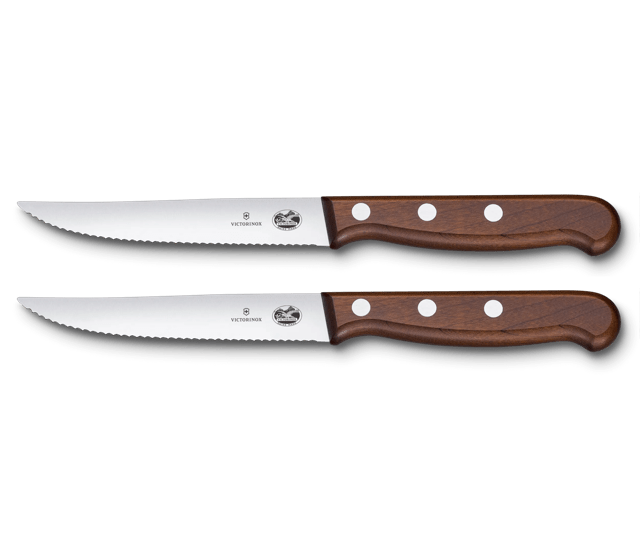 Wood Steak Knife Set, 2 pieces-5.1230.12G