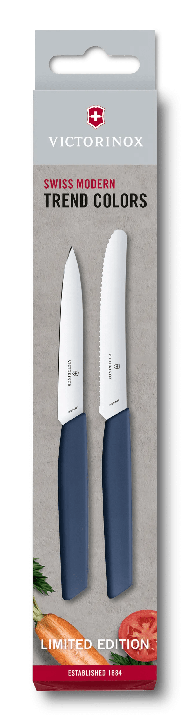 Swiss Modern Paring Knife Set, 2 pieces-6.9096.2L3