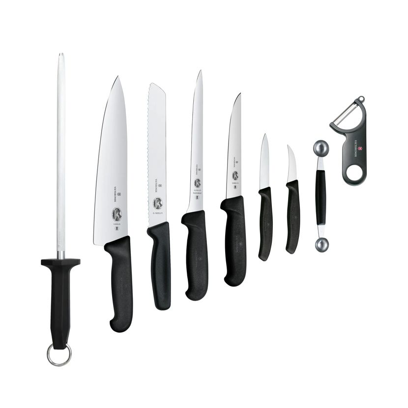  Victorinox Fibrox Pro 7-Piece Cutlery Block Set: Kitchen  Knives: Home & Kitchen