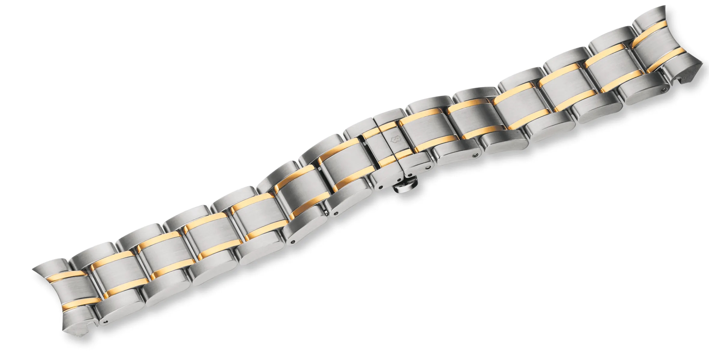Alliance Chrono - Two-tone Stainless Steel Bracelet with clasp - 21 mm - 003678