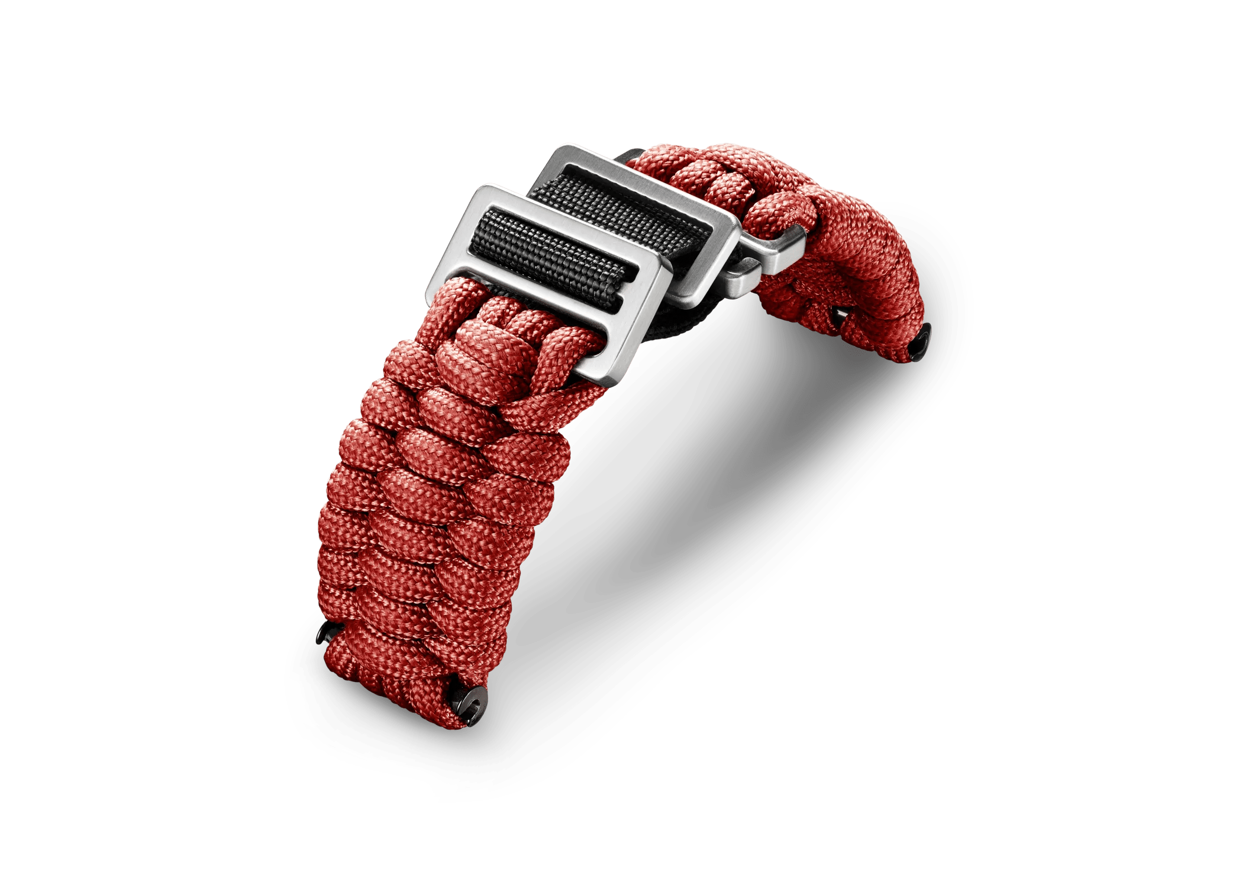 Red paracord strap with buckle