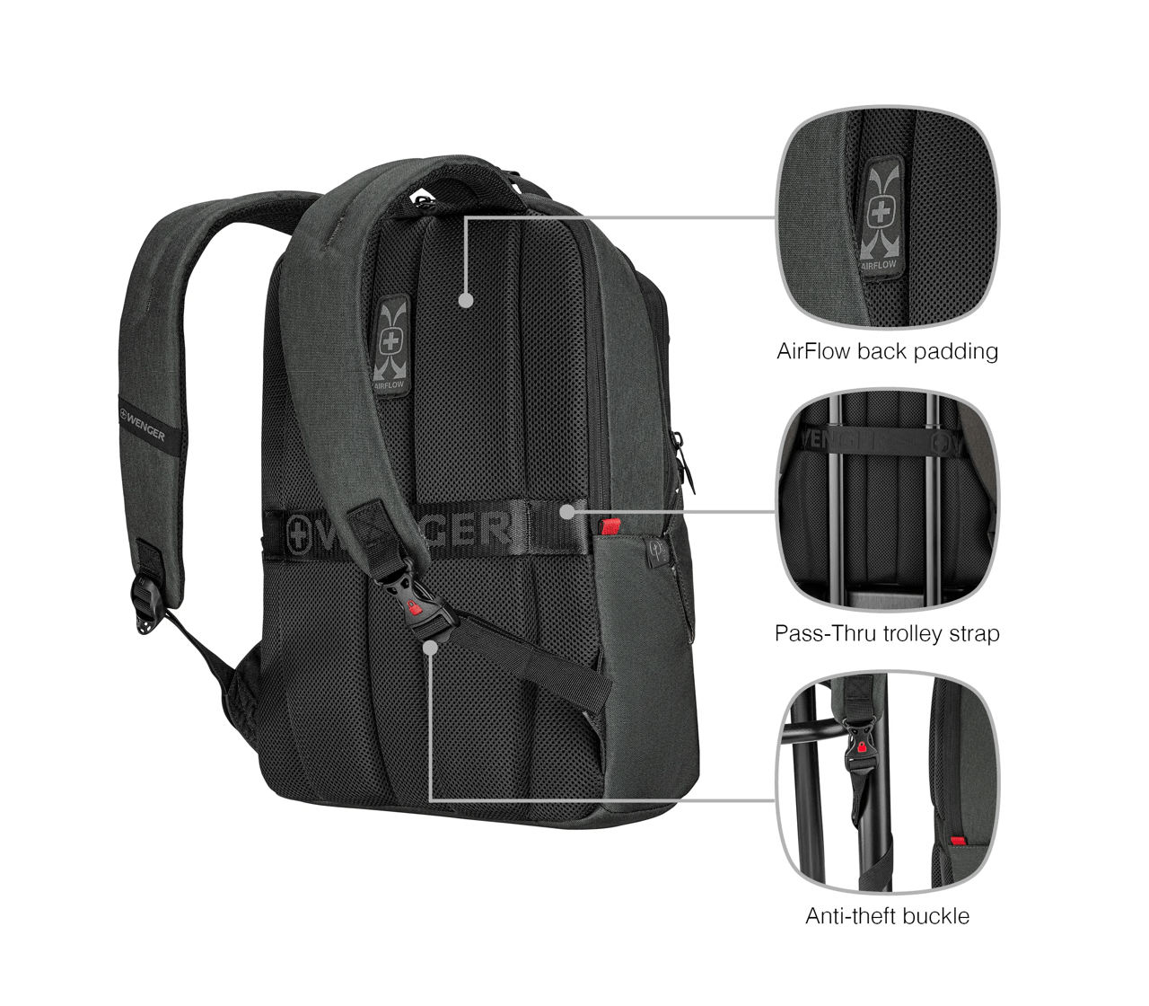 Wenger MX ECO Professional in Charcoal - 612261