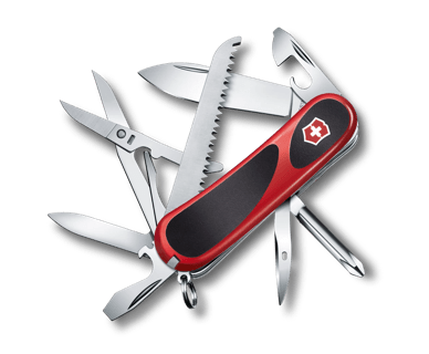 Victorinox Swiss Army Evolution 10 Swiss Army Knife, 13 Functions, Red