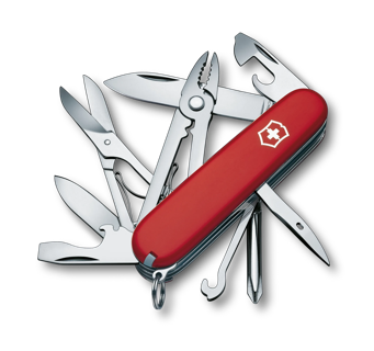  Victorinox Handyman Swiss Army Knife, 24 Function Swiss Made Pocket  Knife with Large Blade, Screwdriver, Chisel and Pliers – Red : Tools & Home  Improvement