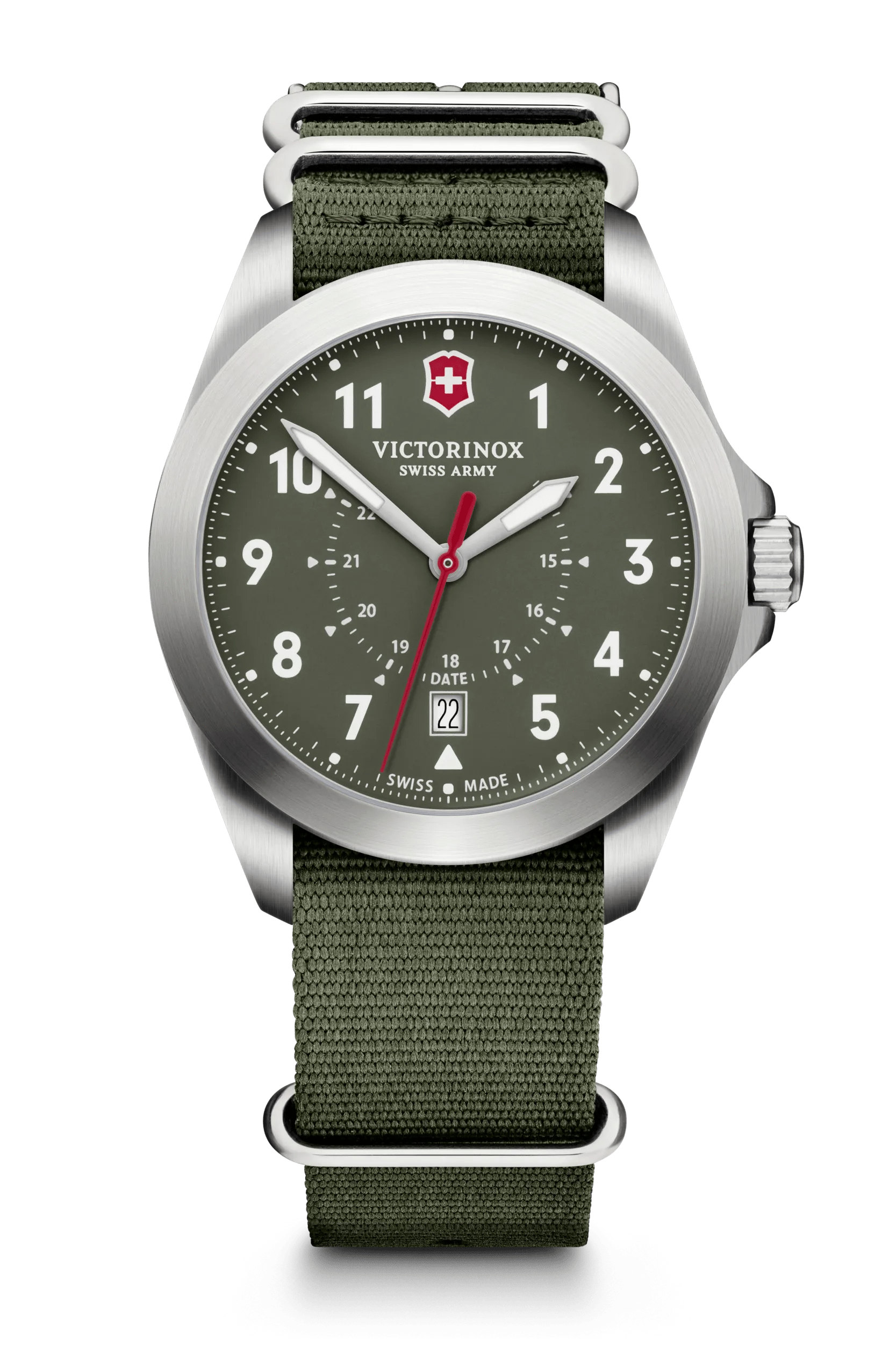 Swiss army 2025 watch green