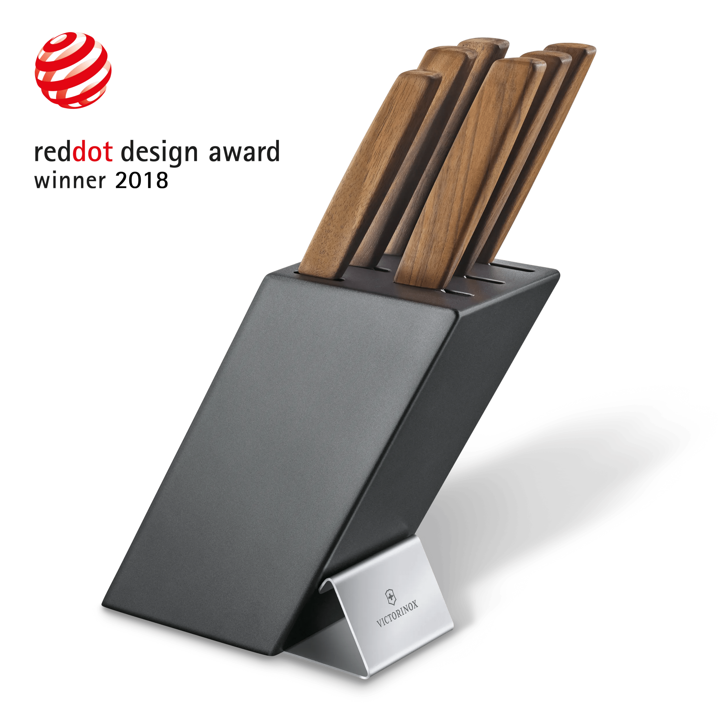 Victorinox Modern Knife Block, 6 Pieces in gray - 6.7186.6