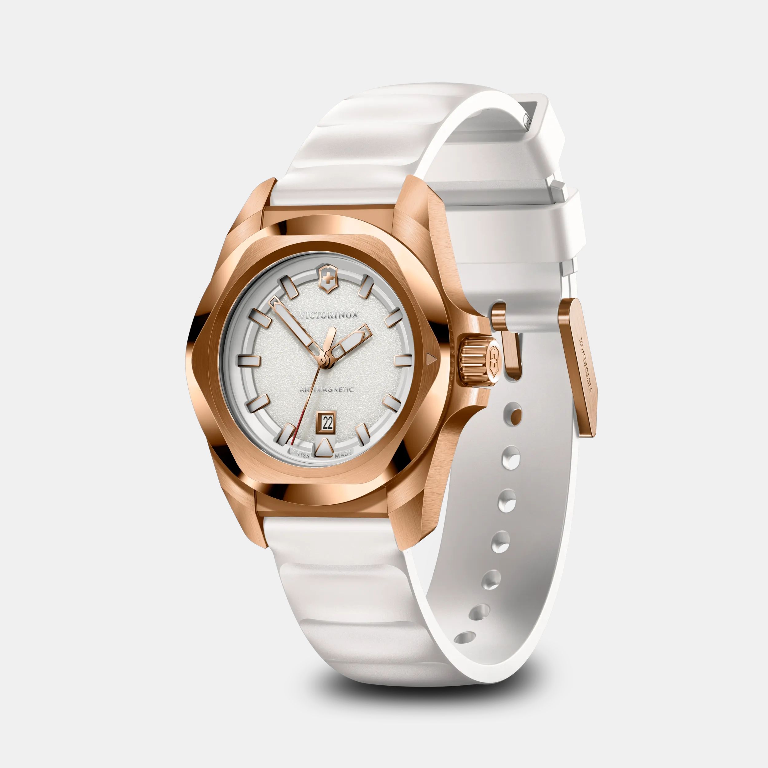 Victorinox inox rose gold top