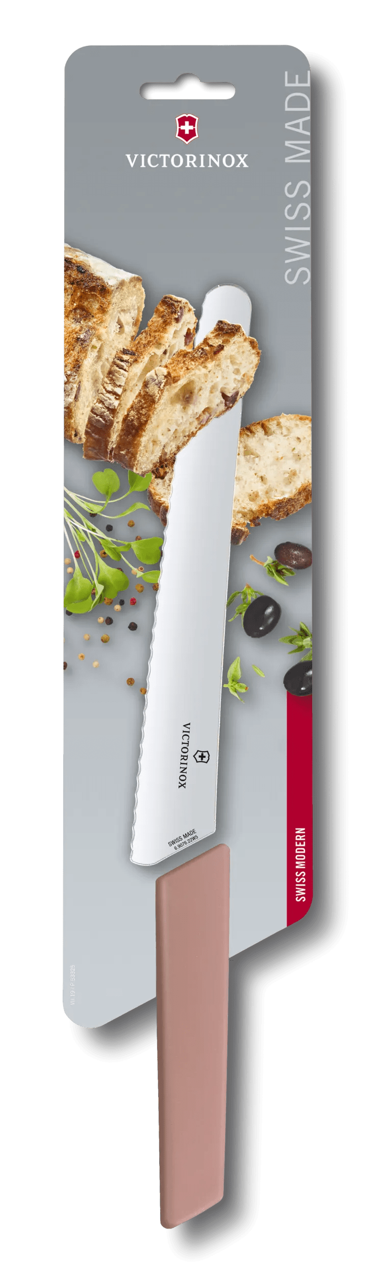 Swiss Modern Bread and Pastry Knife - 6.9076.22W5B