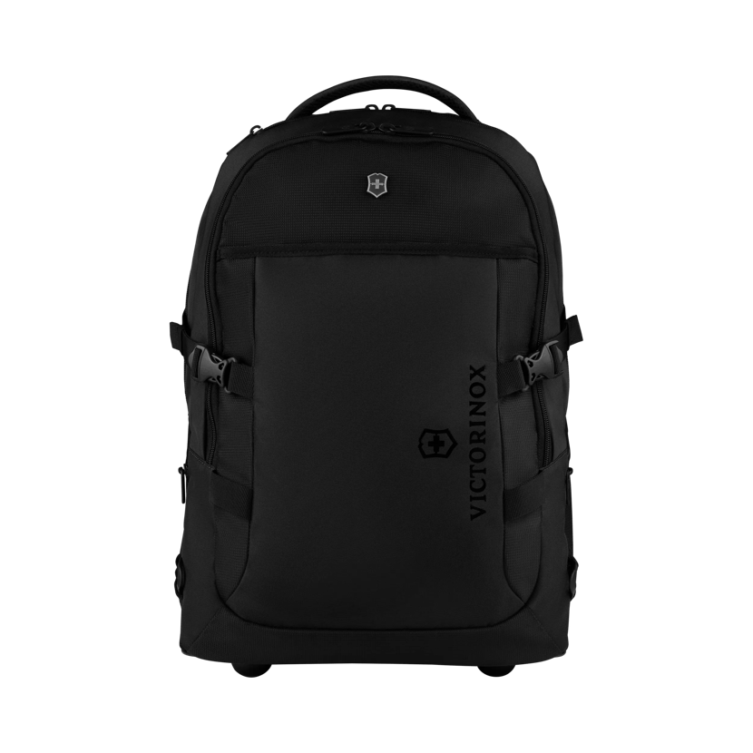 Swiss backpack with outlet wheels