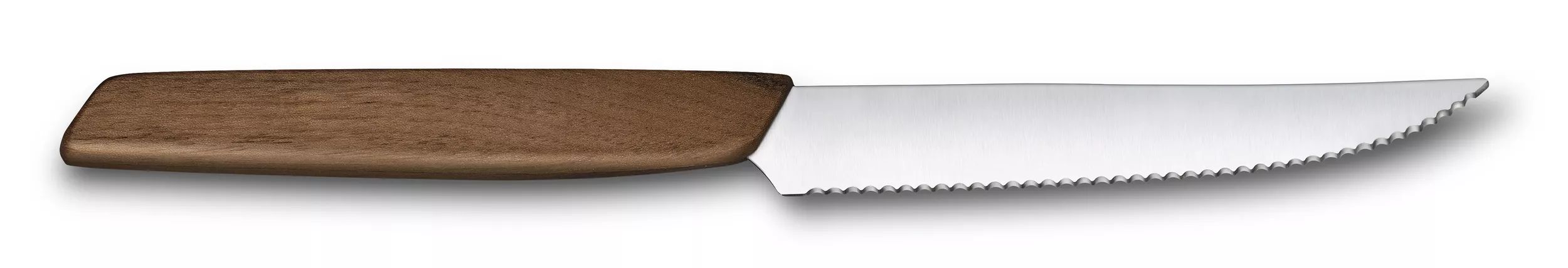 Swiss Modern Steak Knife Set, wavy edge - null