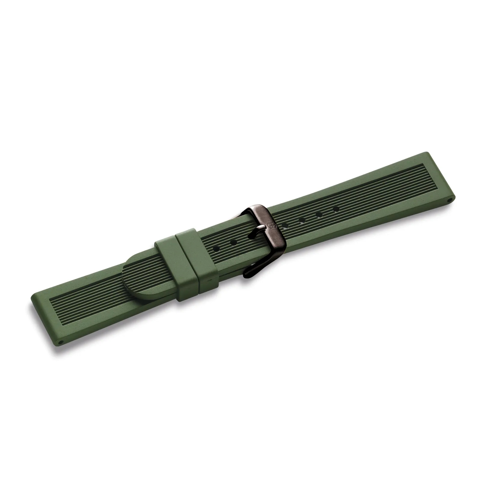 Divemaster - Green Rubber Strap with Buckle - 004627