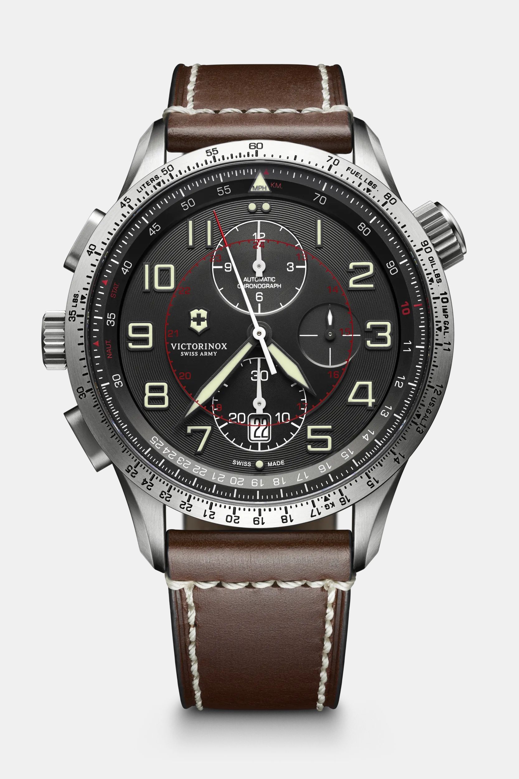 Swiss army automatic chronograph clearance