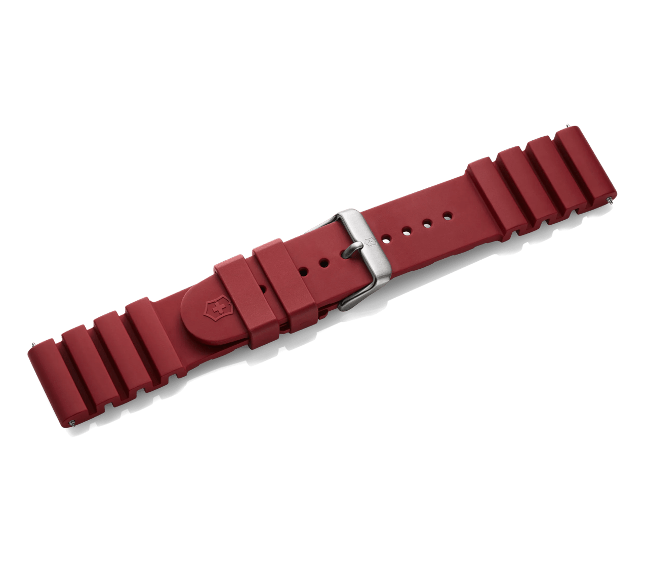 Red rubber strap with buckle - null