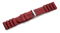 Red rubber strap with buckle