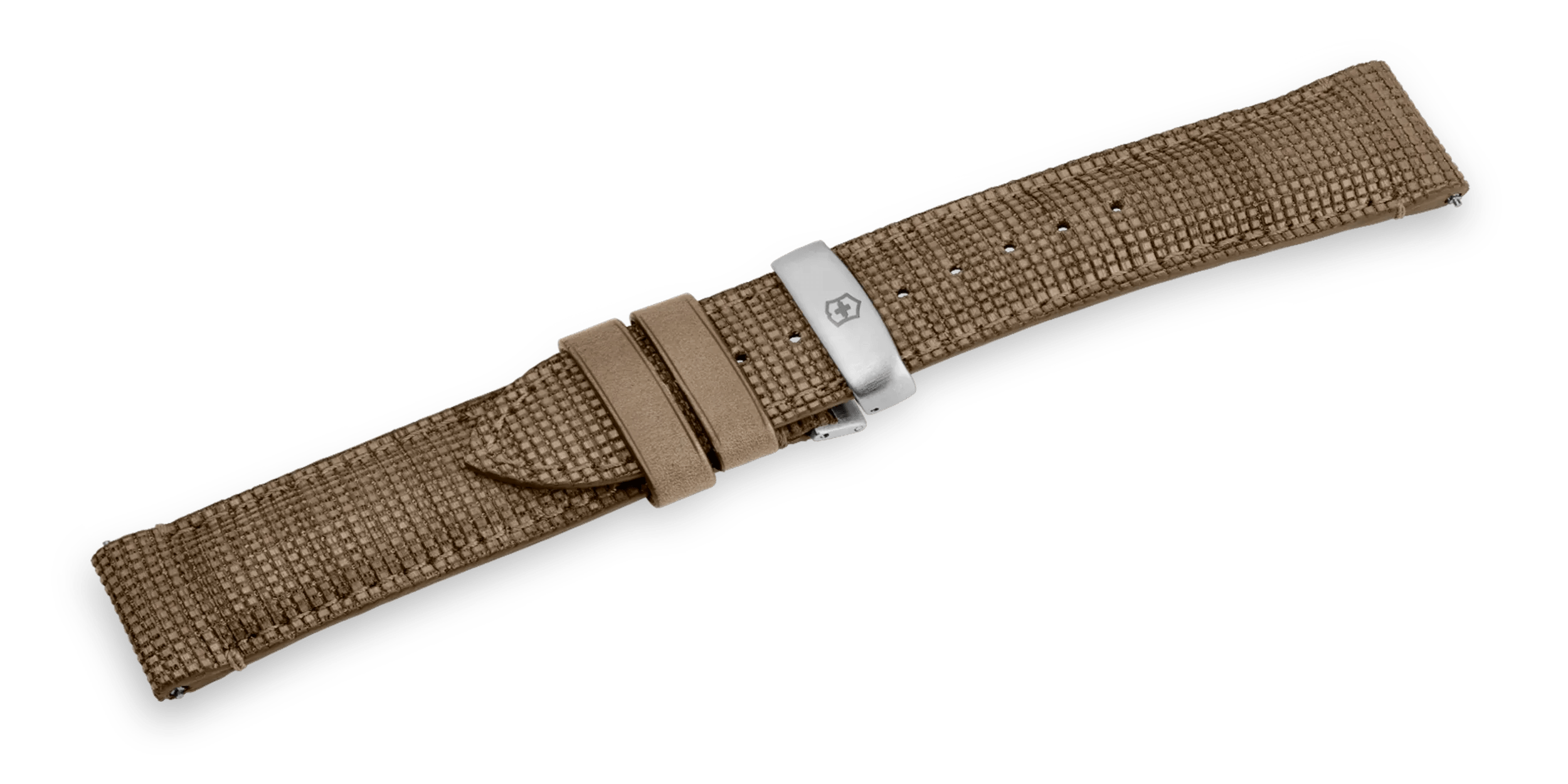 Brown leather strap with buckle-005811