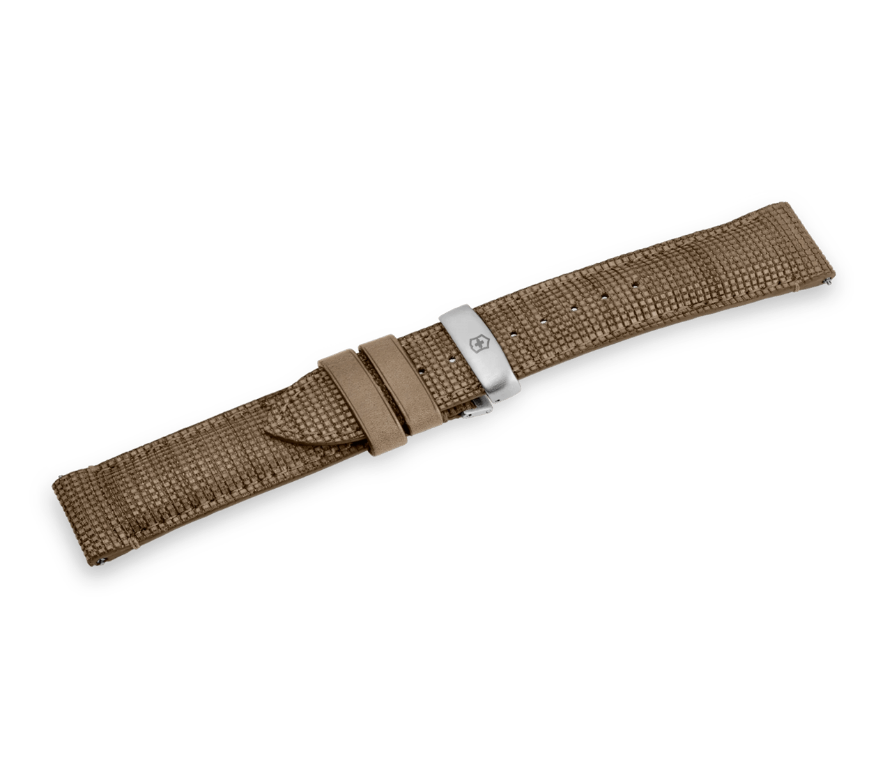 Brown leather strap with buckle - null