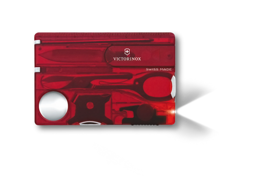 Victorinox in red transparent -