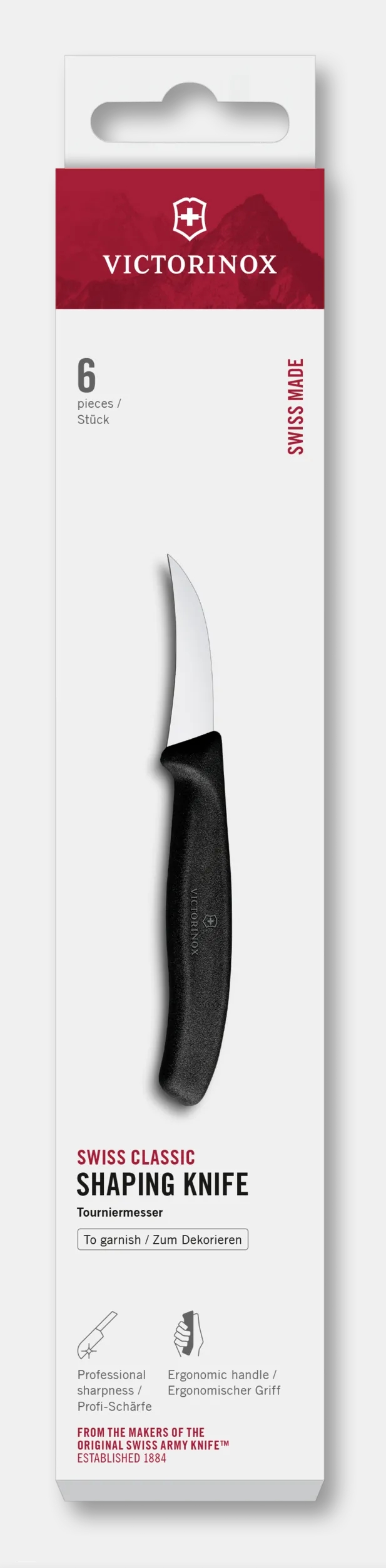 Swiss Classic Shaping Knife, 6 pieces - 6.7503.6