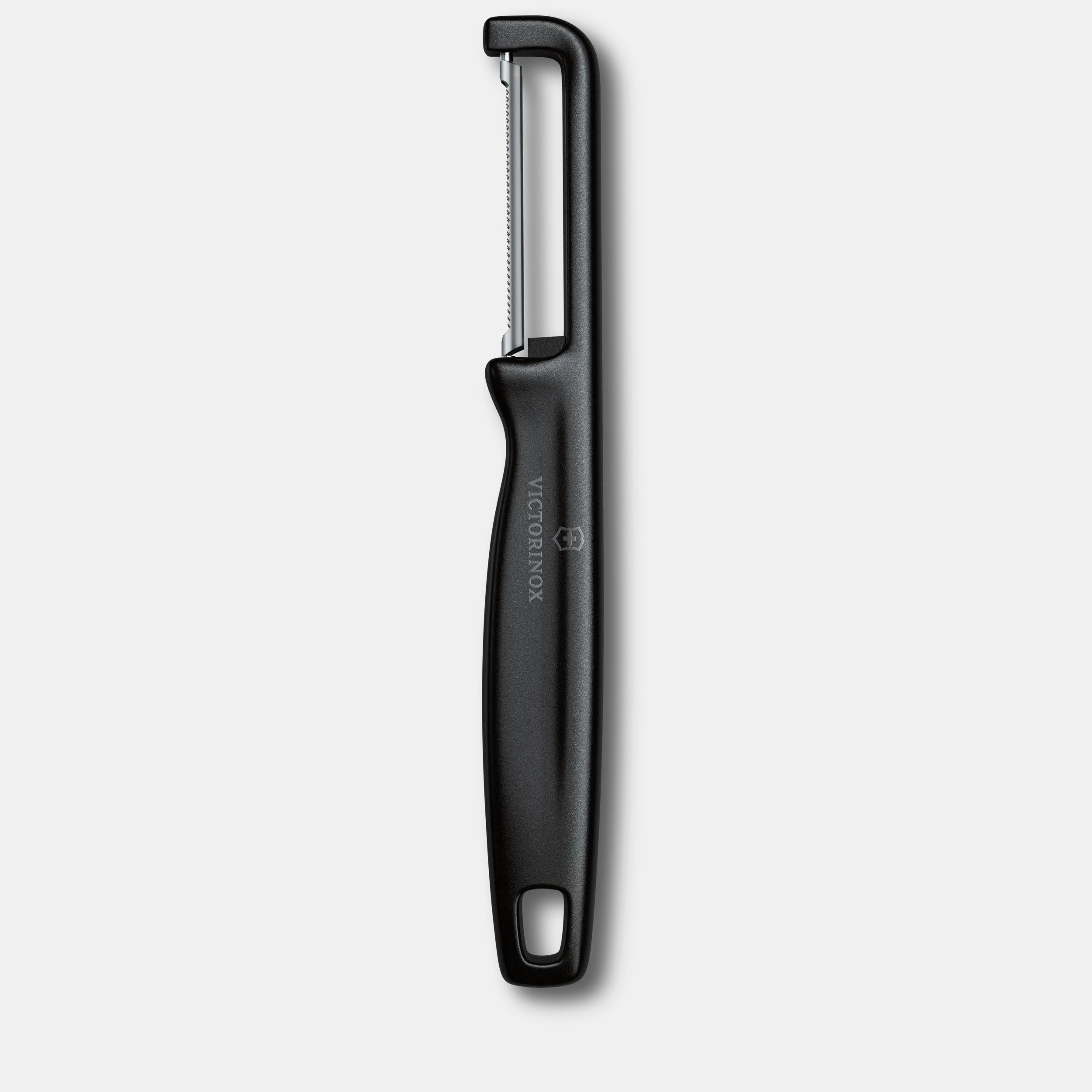 Victorinox Iota Serrated Peeler in black 6.0943.3