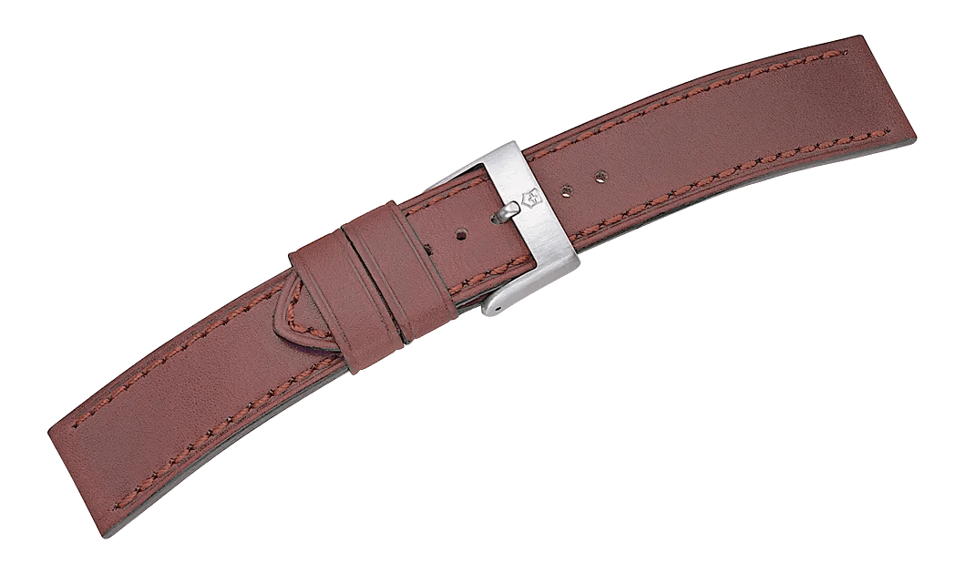 Ambassador XL - Brown Leather Strap with Buckle-001597