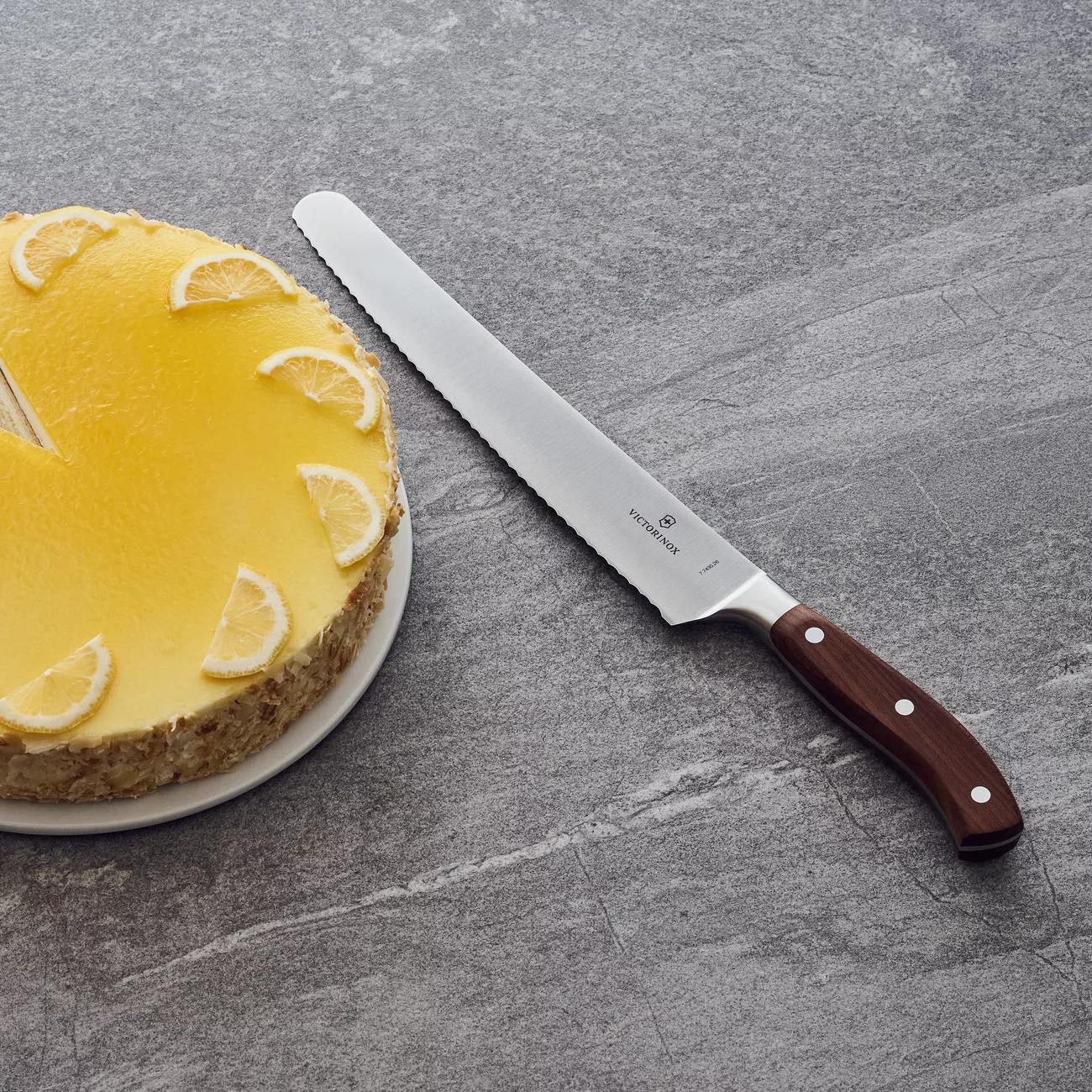 El cuchillo para pan y pastelería