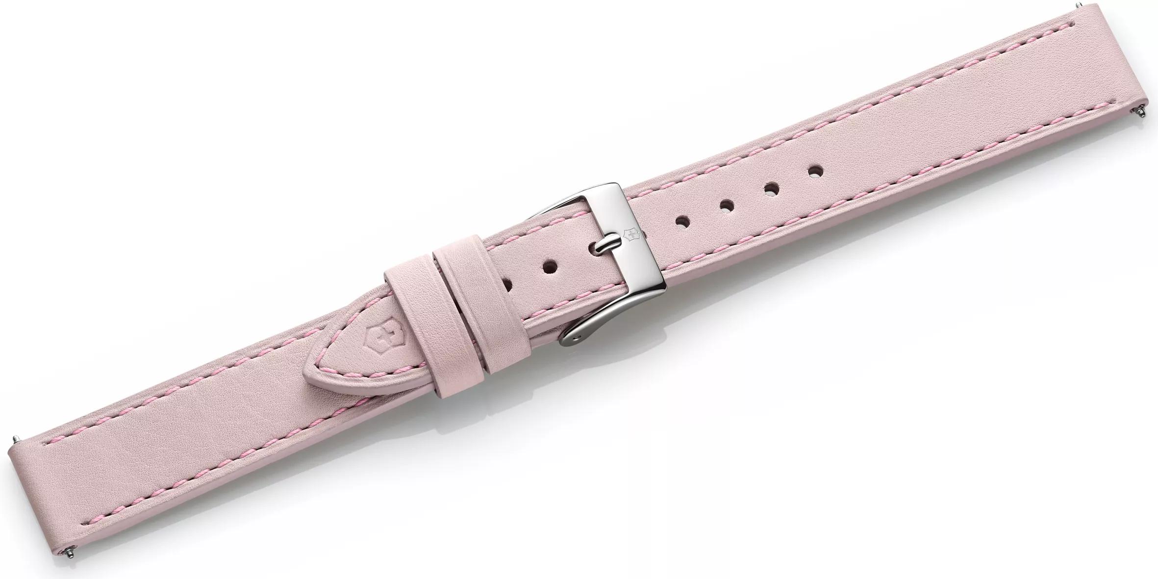 Pink leather strap with buckle-005000