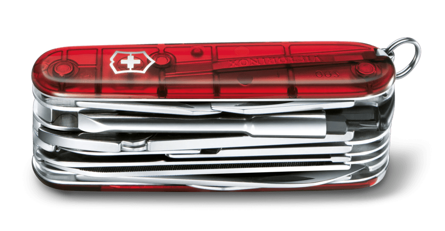 Victorinox - Navaja suiza Cybertool 34 (Rojo translúcido) 17725 : Precio  Guatemala