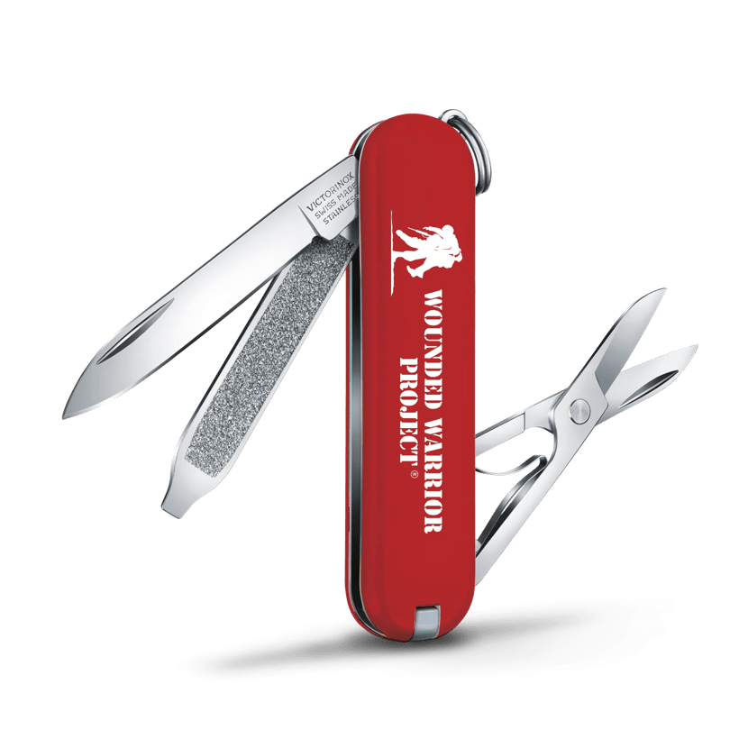 Victorinox Classic SD Wounded Warrior Project in red 0.6223 X38