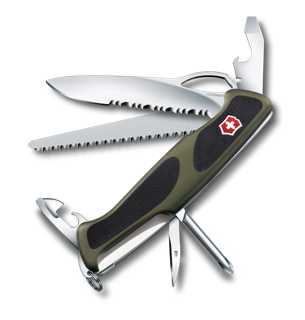 Victorinox Ranger 55 Grip Onyx Black in black 0.9563.C31P